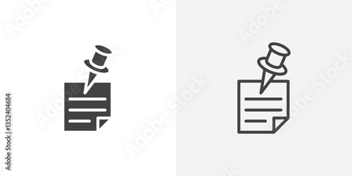 Sticky notes Icon set. vectors for apps and website designs