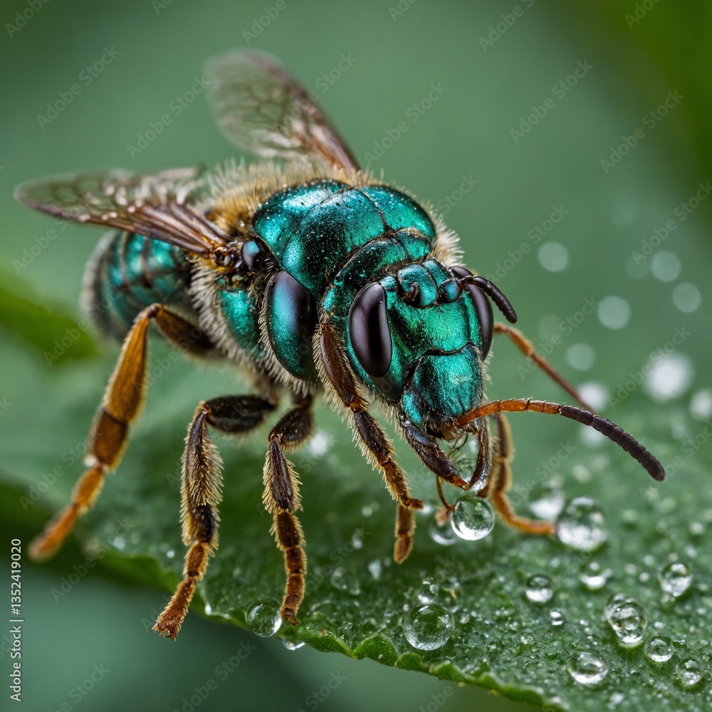 Fototapeta premium fly on leaf