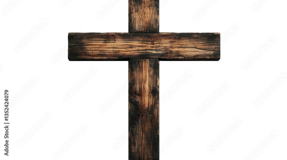 Fototapeta premium Aged Wooden Christian Cross