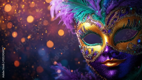 Wallpaper Mural mardi gras mask Torontodigital.ca