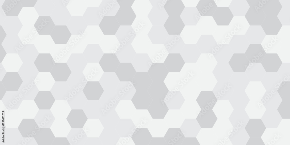 Abstract technology hexagonal background. Illustration of a white background with hexagonal template. White hexagon honeycombs background. Hexa gray Abstract Geometric Wide Banner Design. Abstract technology hexagonal background. Illustration of a white background with hexagonal template. White hexagon honeycombs background. Hexa gray Abstract Geometric Wide Banner Design.