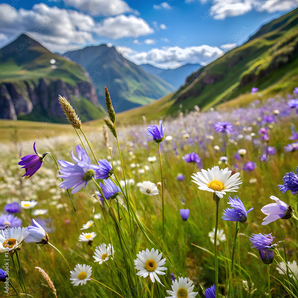Obraz premium meadow with flowers