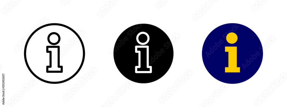 Information icon. Help and support vector illustration. Knowledge and assistance symbol for guidance, customer service and communication resources.