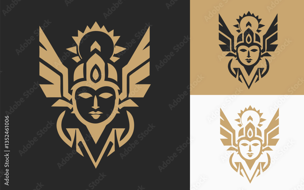 Fototapeta premium Bali Ornate Logo and Icon Perfect for Your Business Branding
