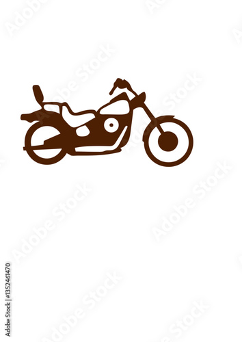moto tourisme dessin