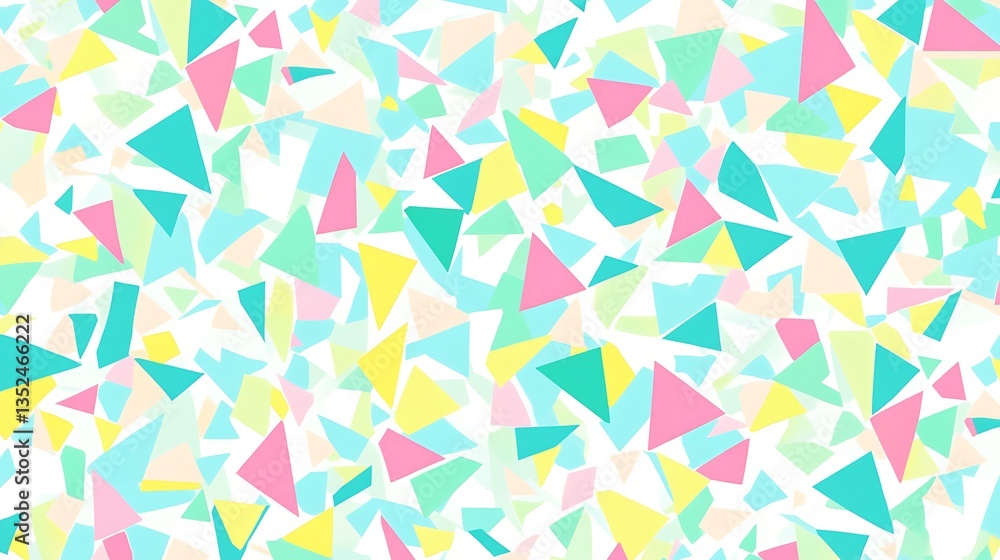 Geometric confetti backdrop for party invite design Geometric confetti backdrop for party invite design