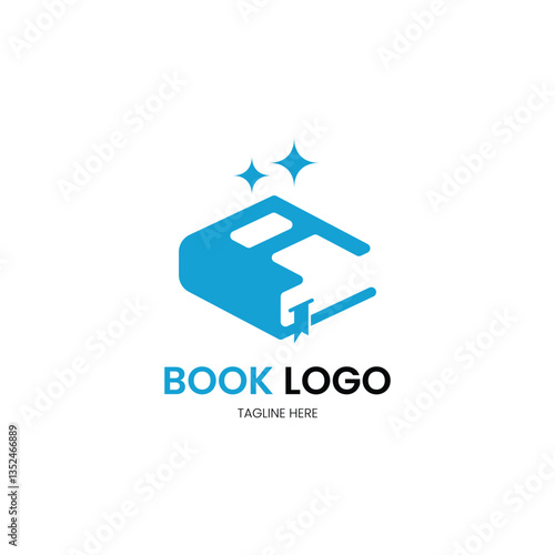Free Download book logo design with letter A. bookstore, library and printing logo - GFXLoad
