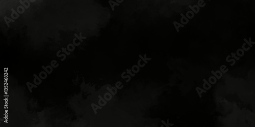 Black grunge with fog effect transparent smoke isolated dark dramatic sky with black stormy clouds. black smoke texture overlays. mystery dark background with spooky white light and fog. 