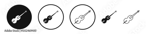 Cello icon set. vector icons for apps and website ui design