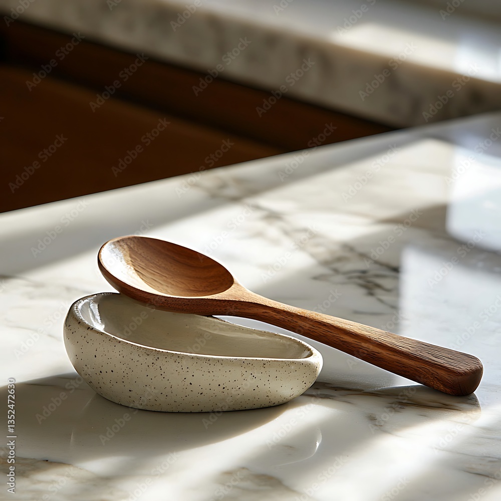 Artisan clay spoon holder with natural finish high resolution picture Artisan clay spoon holder with natural finish high resolution picture