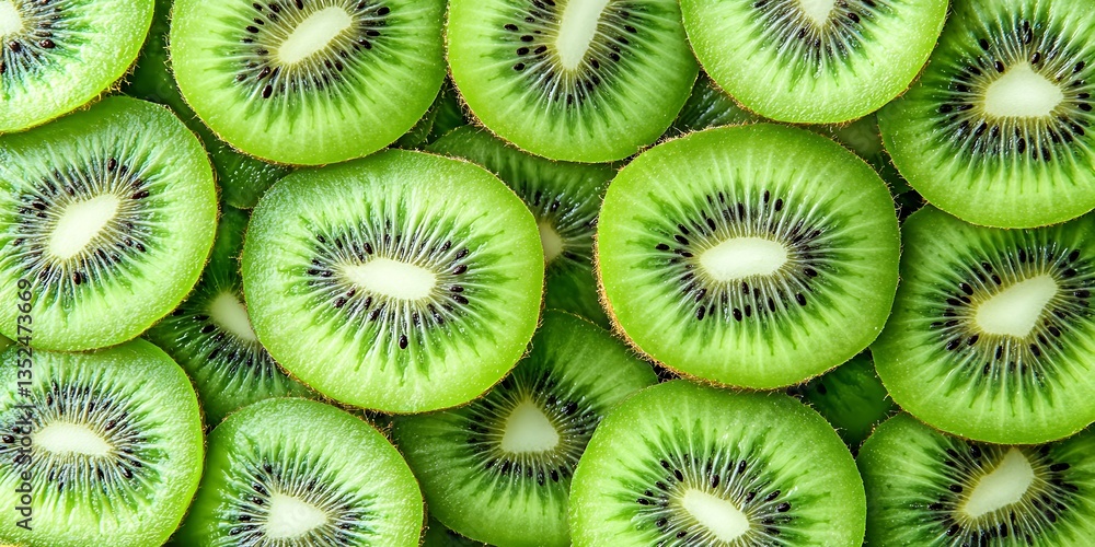 Sliced Kiwi Fruit Background. Sliced Kiwi Fruit Background.