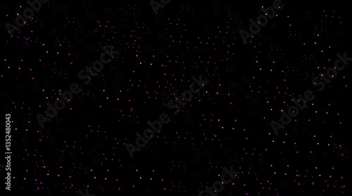 Glitters with geometric shape and star glowing object | Abstract glowing creative template for corporate, texture, futuristic, decoration | Premium vector background design with black, carmine colour