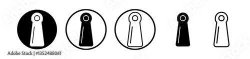 Shoehorn icons symbol. Flat and line design style.