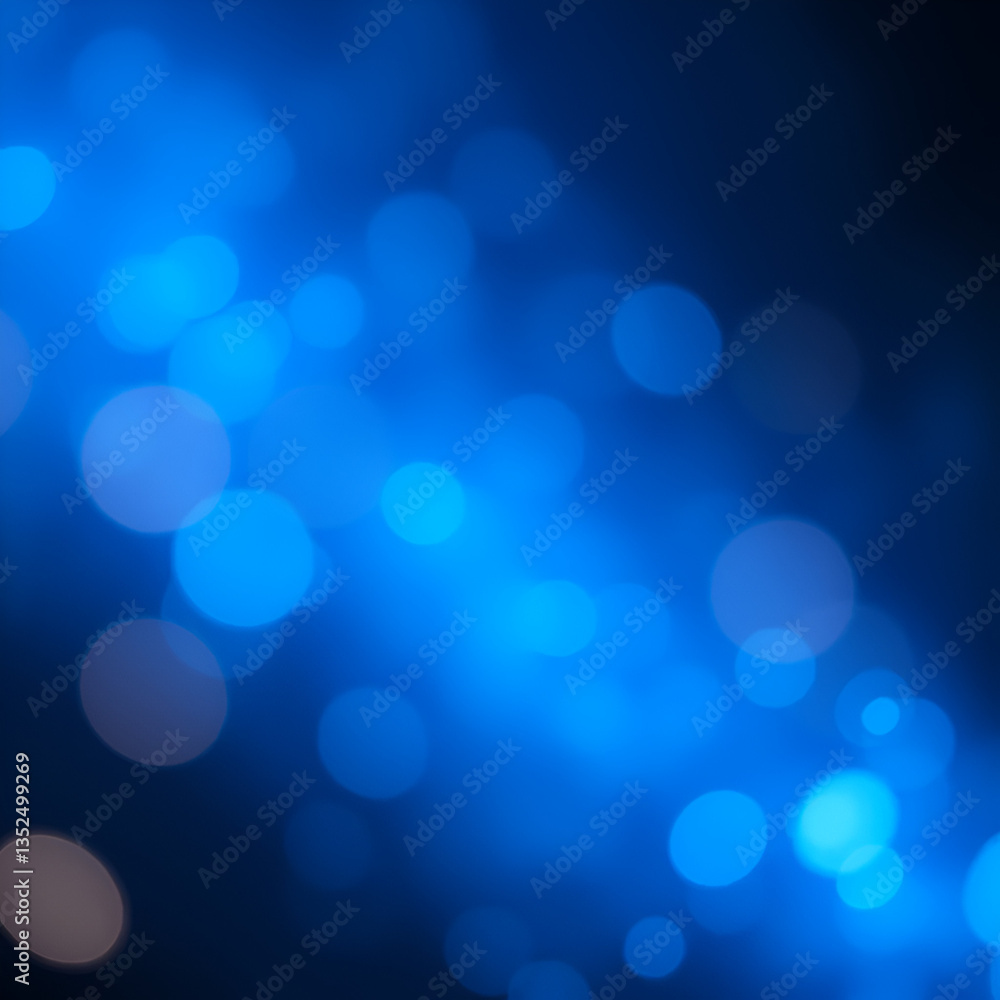 Fototapeta premium blue glow particle abstract bokeh background