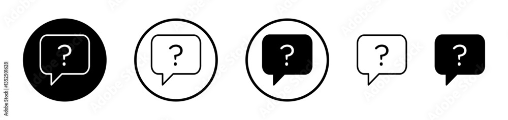 Comment question vector icon symbol. illustration sign collection. Comment question vector icon symbol. illustration sign collection.