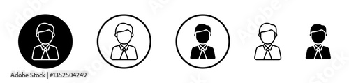 Man vector icon symbol. illustration sign collection.