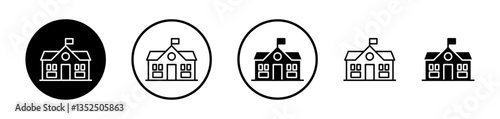 School vector icon symbol. illustration sign collection.