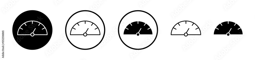 Tachometer vector icon symbol. illustration sign collection. Tachometer vector icon symbol. illustration sign collection.
