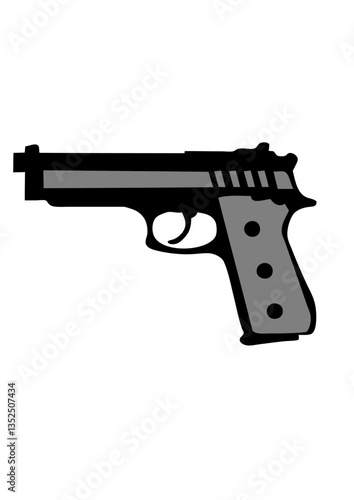 revolver pistolet flingue dessin
