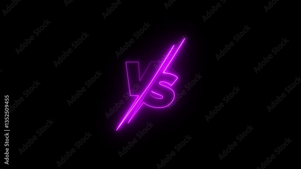challenge illustration duel team background concept match template banner abstract neon icon Animation of the confrontation Neon animation VS flat modern against letter football style victory frame. challenge illustration duel team background concept match template banner abstract neon icon Animation of the confrontation Neon animation VS flat modern against letter football style victory frame.
