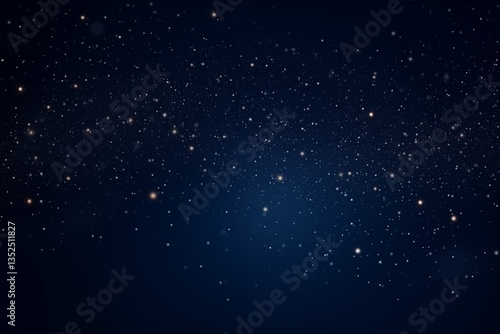 A serene night sky filled with countless stars against a deep blue backdrop.