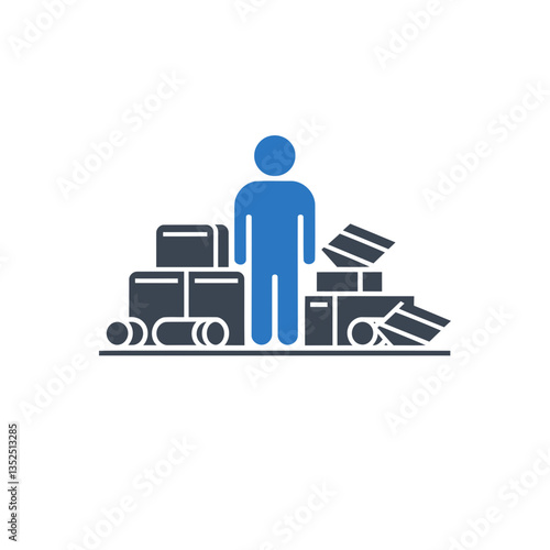 Hoarding Clutter Disorder Icon