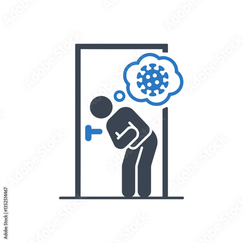 Sick Person at Door icon