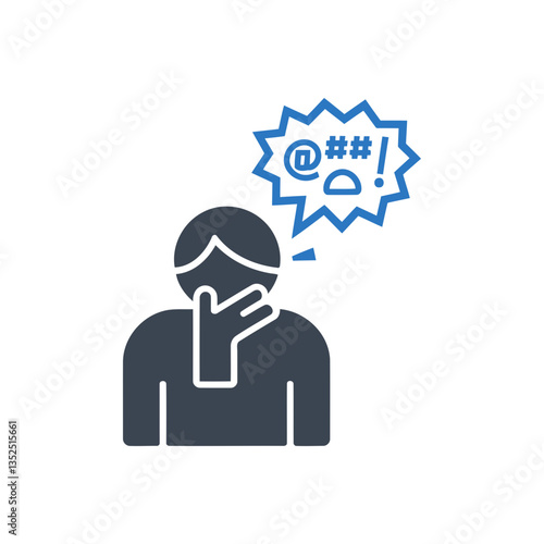 Sad Expression Icon