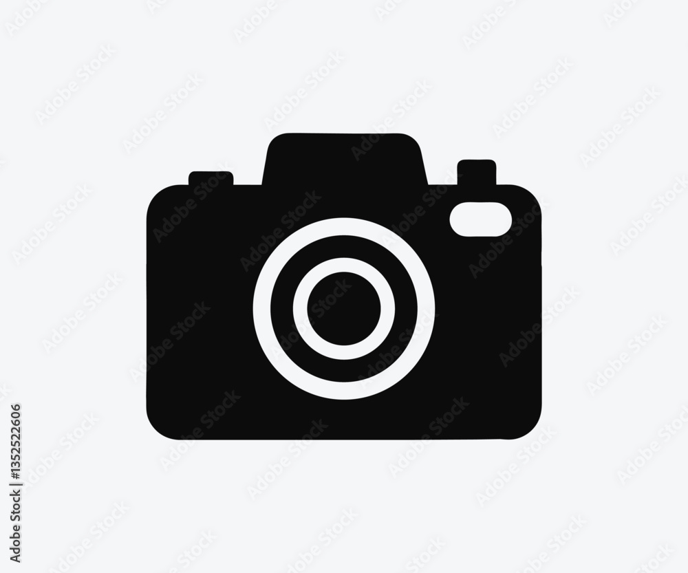 Simple black silhouette with white background Simple black silhouette with white background