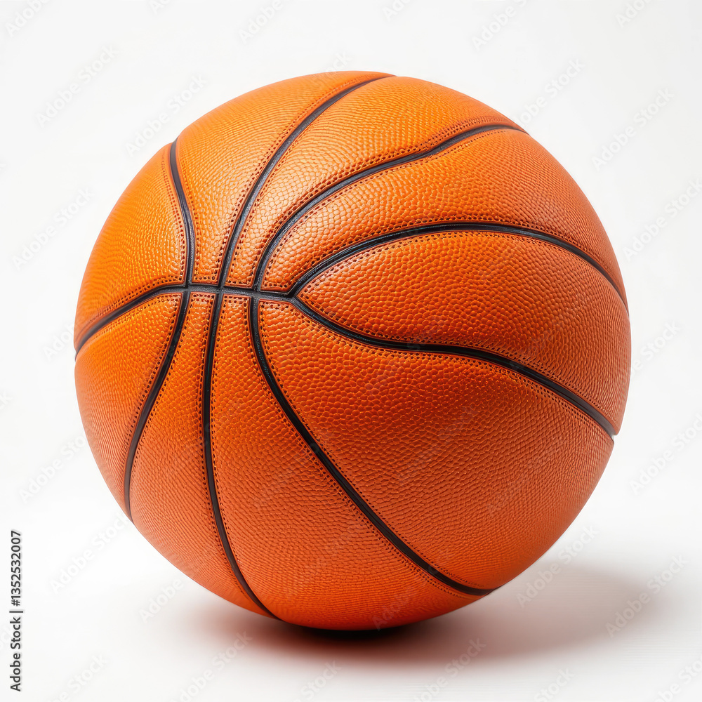 Fototapeta premium basketball ball isolated on white