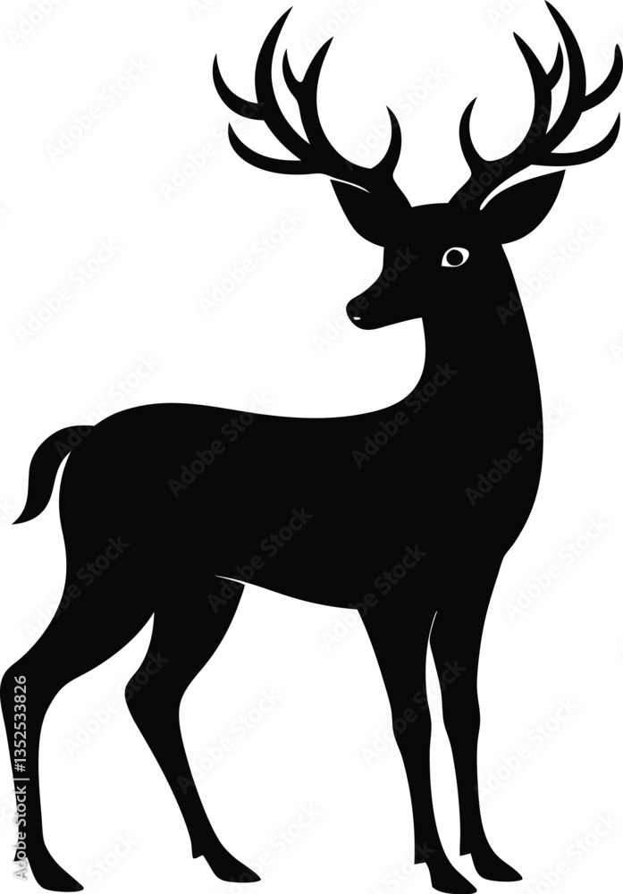 Fototapeta premium deer vector illustration