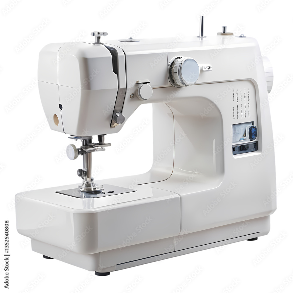 White Sewing Machine Buy Online isolated on transparent background White Sewing Machine Buy Online isolated on transparent background