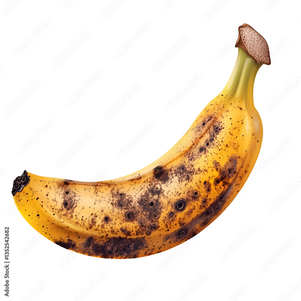 Overripe Banana Spoiled Fruit Dark Spots Brown Yellow, Overripe Banana Spoiled Fruit Dark Spots Brown Yellow,