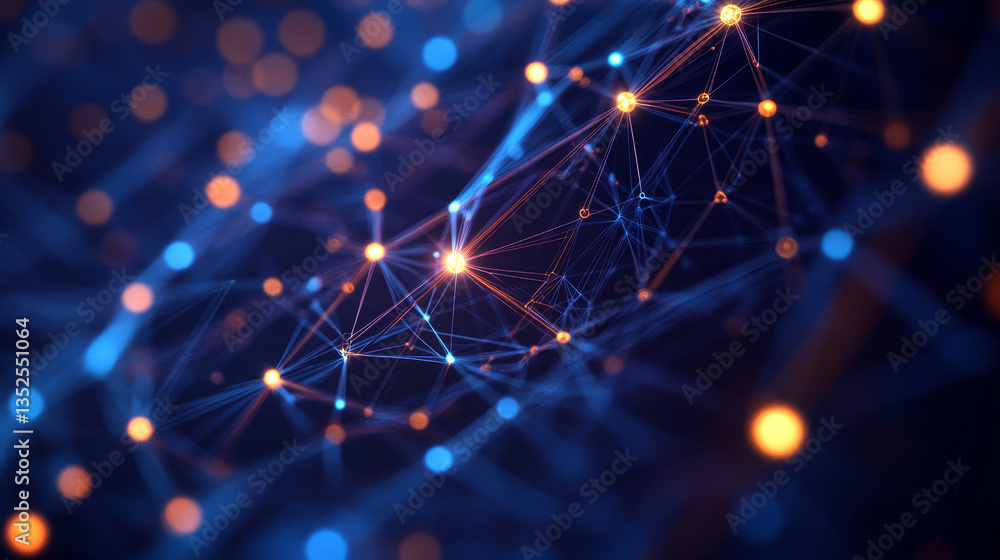 Digital network connections and light. Technology communication or social media background. Digital network connections and light. Technology communication or social media background.