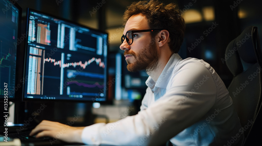 AI trading bot is piece of software that analyzes market data and executes trades automatically using artificial intelligence algorithms. 3d rendering AI trading bot is piece of software that analyzes market data and executes trades automatically using artificial intelligence algorithms. 3d rendering