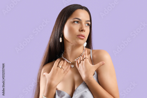 Fashionable young woman in ...