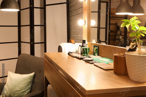 Wooden dressing table with ...