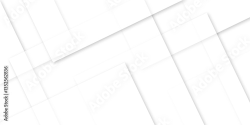 Abstract white, gray technology concept diamond triangle geometric line background. modern seamless business technology concept geometric shapes. squares and triangle with soft shadows as pattern.