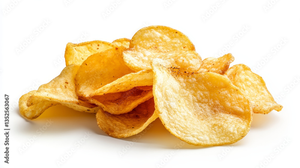 PNG,Potato chips, isolated on white background PNG,Potato chips, isolated on white background