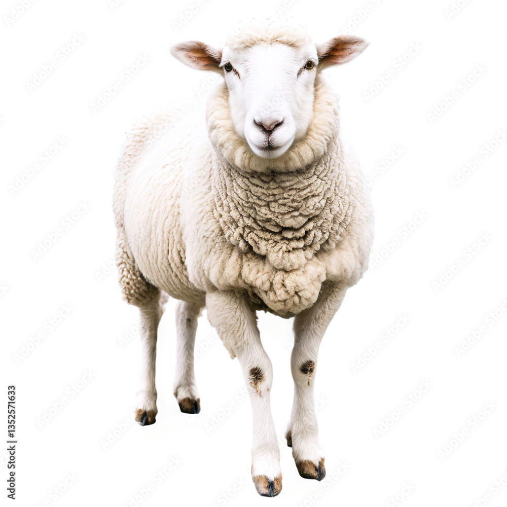 Fototapeta premium sheep isolated on transparent background