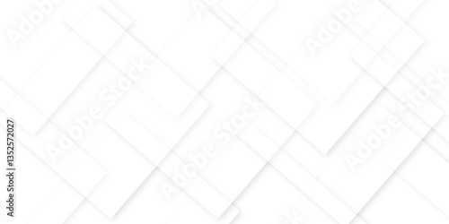Abstract white, gray technology concept diamond triangle geometric line background. modern seamless business technology concept geometric shapes. squares and triangle with soft shadows as pattern.