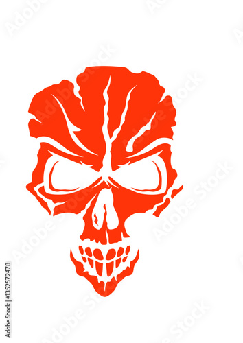 tete de mort halloween crane