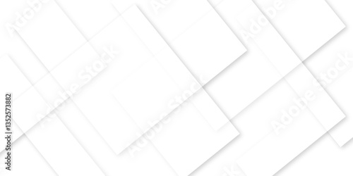 Abstract white, gray technology concept diamond triangle geometric line background. modern seamless business technology concept geometric shapes. squares and triangle with soft shadows as pattern.