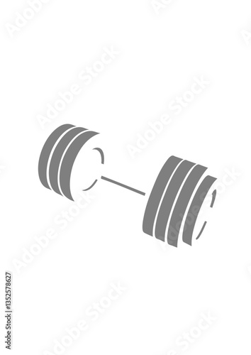 haltere dessin musculation icone poids bodybuilding symbole