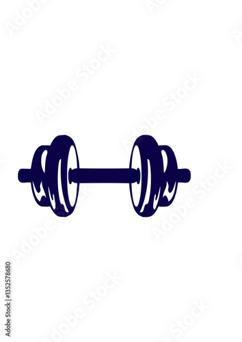 haltere dessin musculation icone poids bodybuilding symbole