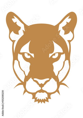 puma animal sauvage dessin