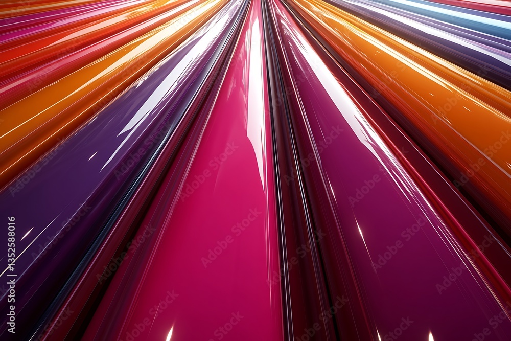 Colorful Tubes Abstract Design. Colorful Tubes Abstract Design.