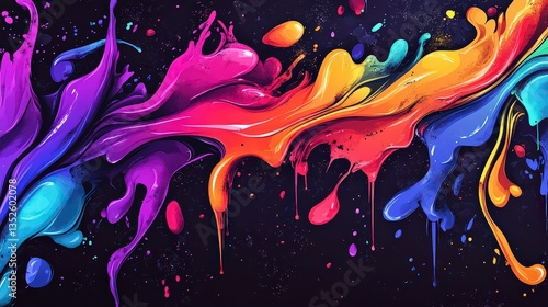colorful graffiti background, graffiti wallpaper, abstract colored background for design