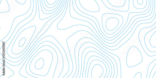 Topographic map background with geographic grid for hiking and mountain sport. modern design with white background and colorful wave line. topographic contour lines vector map seamless pattern vector.