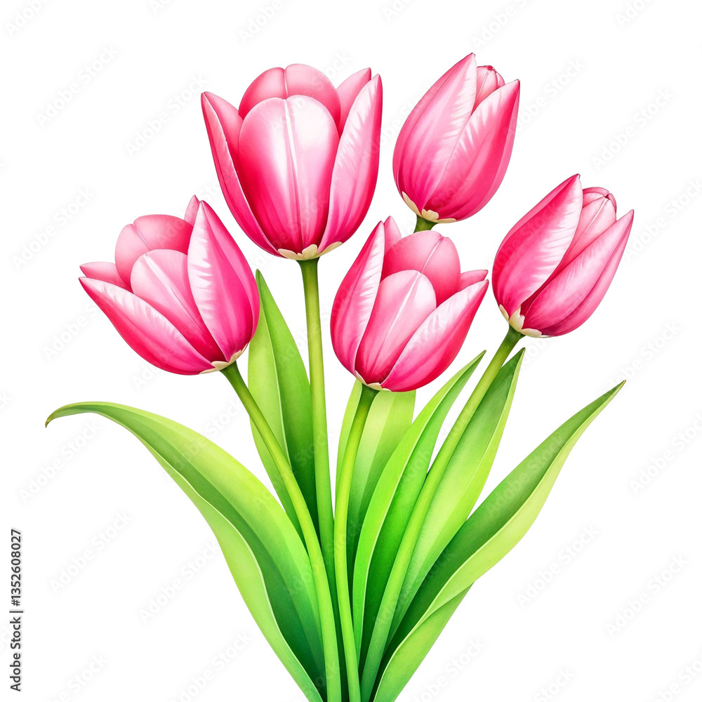 Digital Tulip Illustration Digital Tulip Illustration